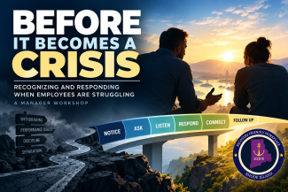 Before it becomes a crisis